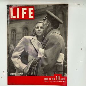 Vintage Magazine Cover - April 1943 Edition